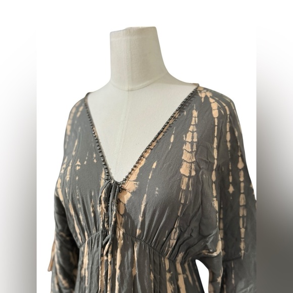 BALI QUEEN - Kaftan Maxi Tie Dye Dress - One Size - Picture 5 of 6